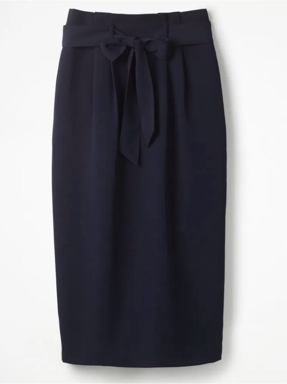 Boden Melina Paper bag Skirt - Wool Navy Sz 16 - Picture 5 of 10